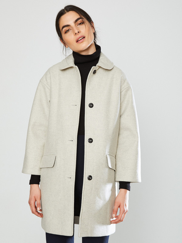 YMC Neoprene Wool Coat YMC Neoprene Wool Coat
