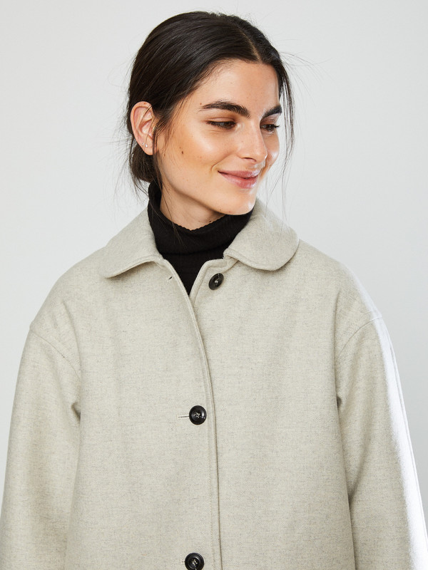 YMC Neoprene Wool Coat YMC Neoprene Wool Coat