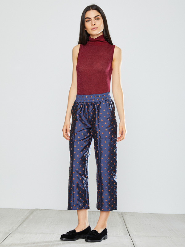 Nikki Chasin Patch Elastic Waist Pant Nikki Chasin Patch Elastic Waist Pant