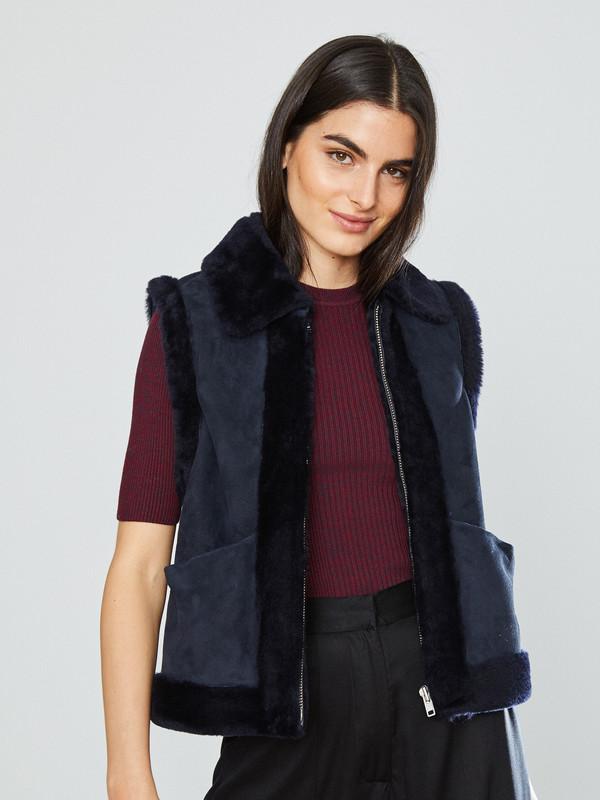 Ganni Scott Shearling Jacket Ganni Scott Shearling Jacket
