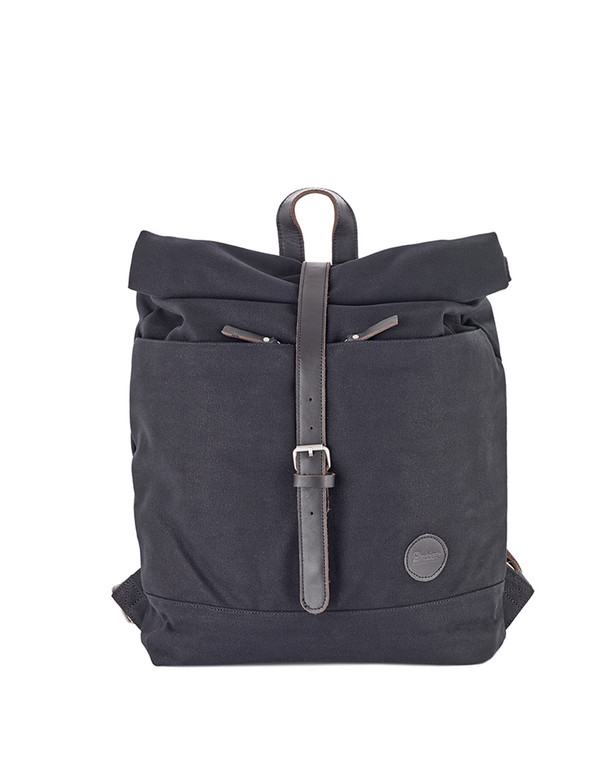 Enter Classic Collection Roll Top Backpack Black Enter Classic Collection Roll Top Backpack Black