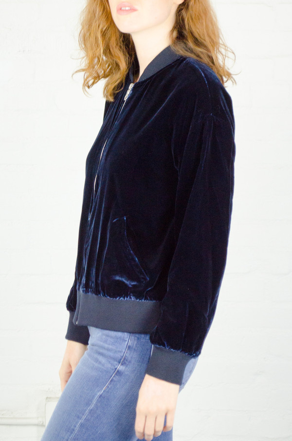 FRAME Denim FRAME 'Le Velvet' Bomber FRAME Denim FRAME 'Le Velvet' Bomber