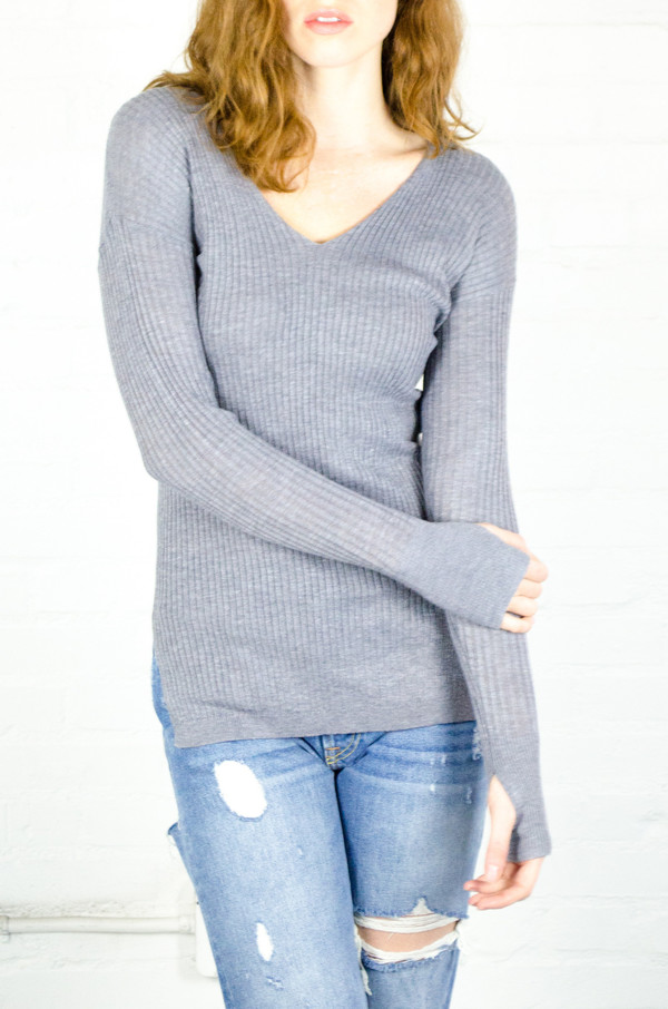 Heartloom Fog Evie Sweater Heartloom Fog Evie Sweater