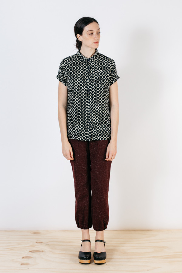 Bridge & Burn Bea Navy Ikat Print Bridge & Burn Bea Navy Ikat Print
