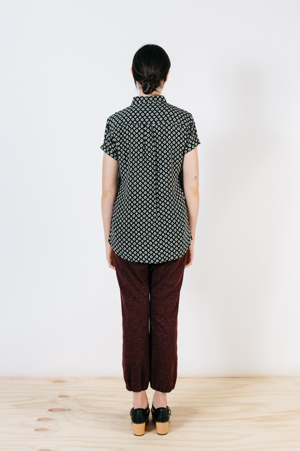 Bridge & Burn Bea Navy Ikat Print Bridge & Burn Bea Navy Ikat Print