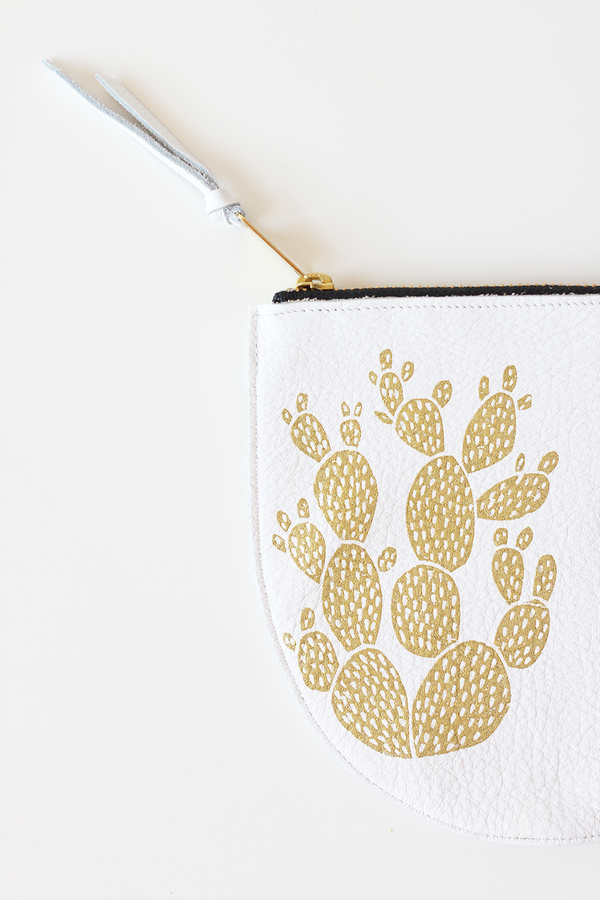 Cactus Pouch in Leather Cactus Pouch in Leather