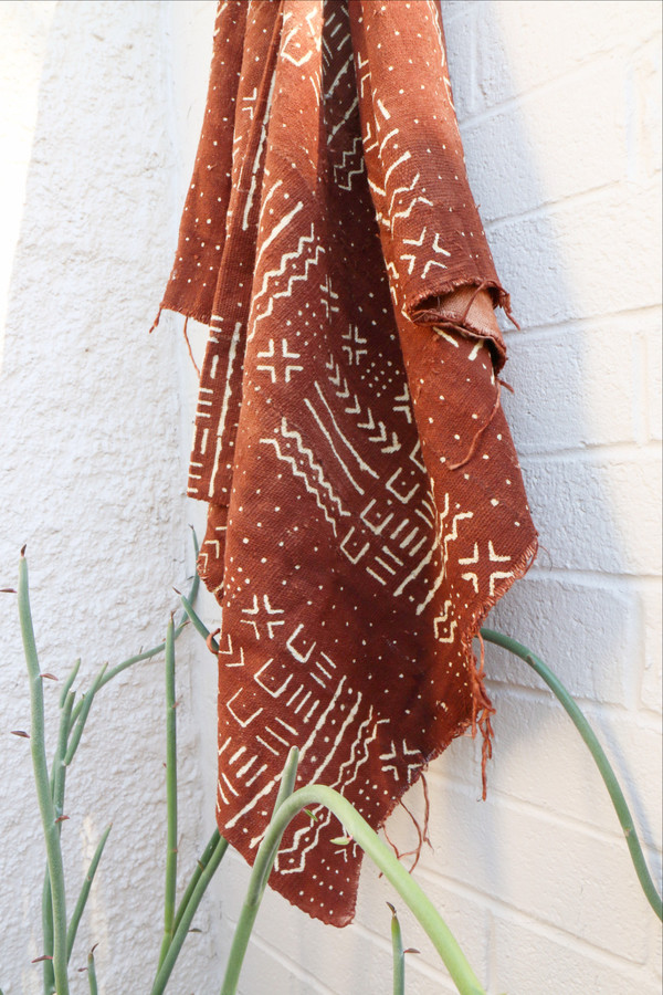 Mudcloth in Rust Mudcloth in Rust