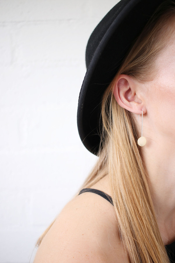 Rock Salt Vintage Pendulum Earrings Rock Salt Vintage Pendulum Earrings