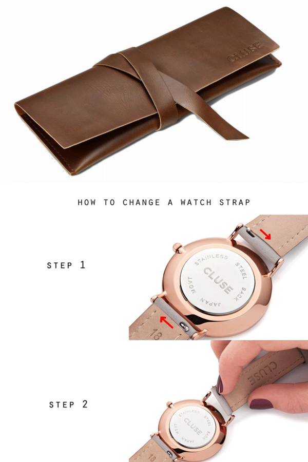 CLUSE WATCH La Boheme Silver White/Caramel CLUSE WATCH La Boheme Silver White/Caramel