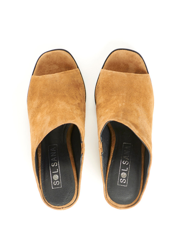Sol Sana Marc Mule Cognac Suede Sol Sana Marc Mule Cognac Suede