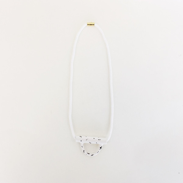 Aubrey Hornor Speckled U-lock Necklace Aubrey Hornor Speckled U-lock Necklace