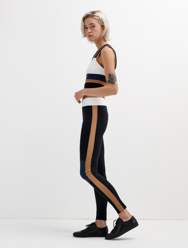 No Ka Oi Womens Kina Leggings Cinnamon/Marine No Ka Oi Womens Kina Leggings Cinnamon/Marine