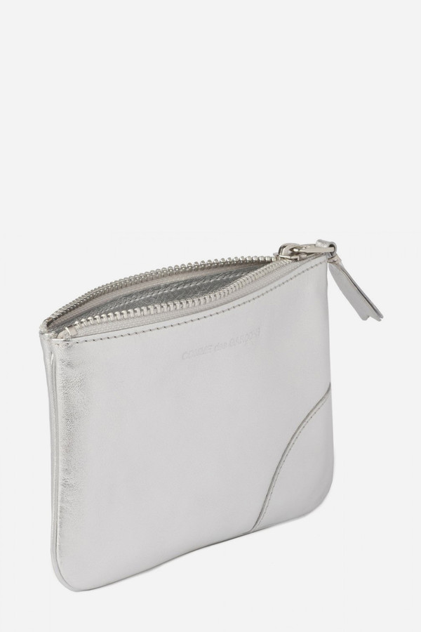 Comme des Garçons Leather SA-8100G Zip Pouch - Silver Comme des Garçons Leather SA-8100G Zip Pouch - Silver
