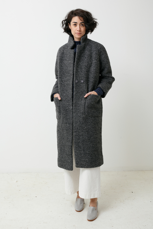 Ganni Fenn Coat - pearl grey Ganni Fenn Coat - pearl grey