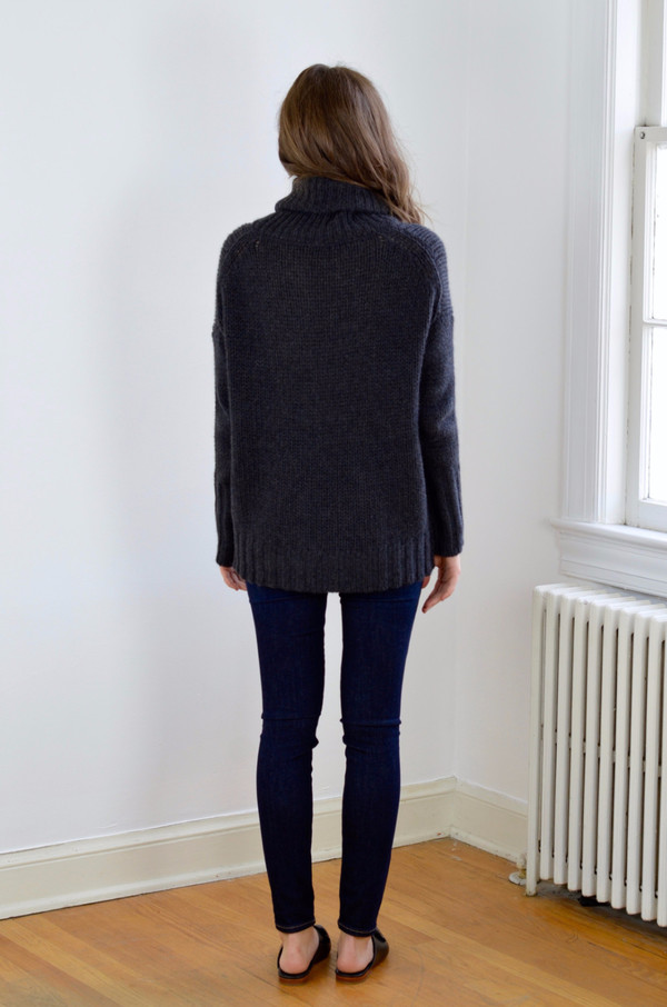 360 Cashmere Rhea Sweater Charcoal 360 Cashmere Rhea Sweater Charcoal