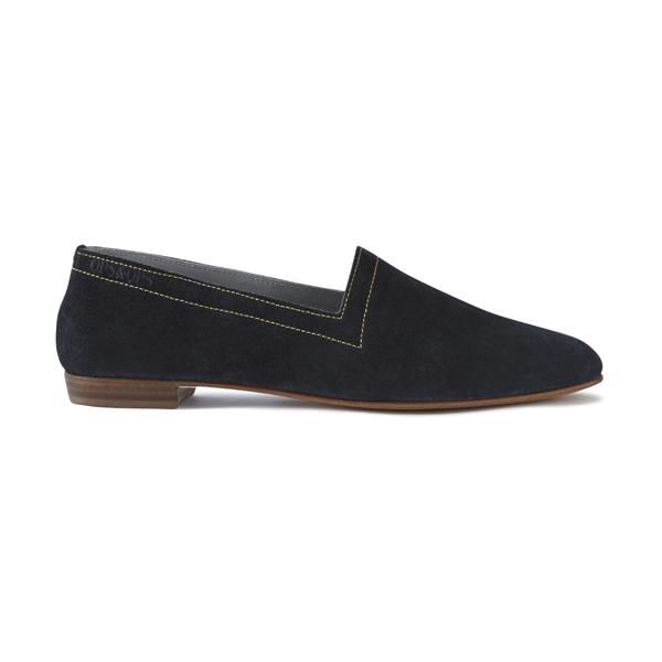 Ops&Ops No10 Indigo Suede Flats Ops&Ops No10 Indigo Suede Flats