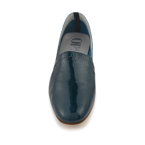 Ops&Ops No10 Teal Patent Flats Ops&Ops No10 Teal Patent Flats