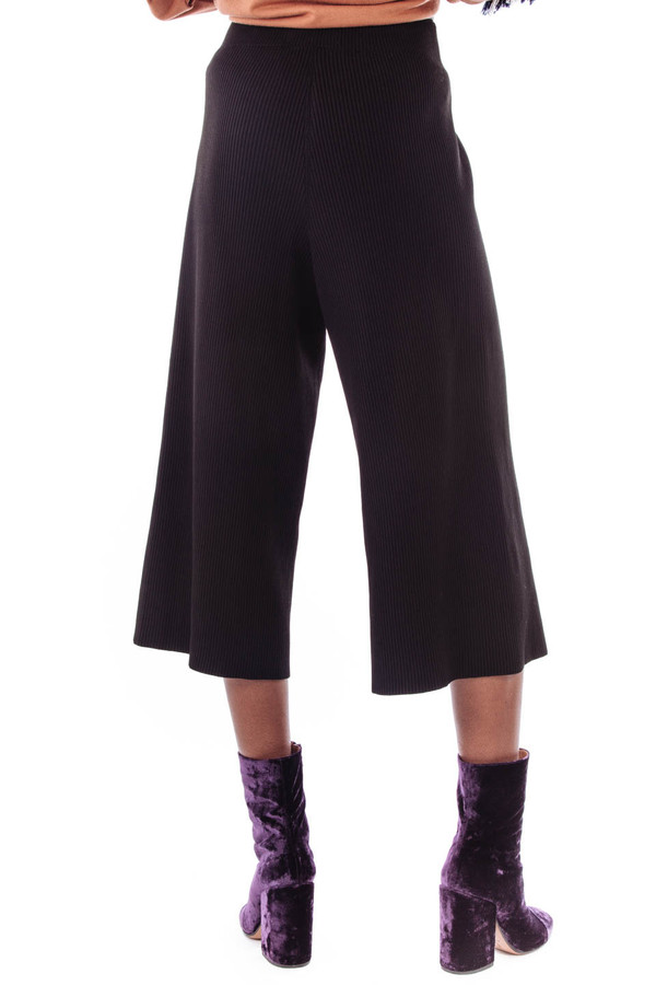 Nanushka Mosso Knit Culottes (Black) Nanushka Mosso Knit Culottes (Black)