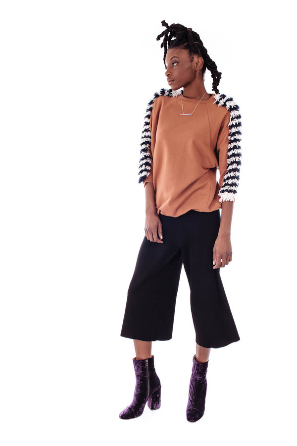 Sightline Sky Sweater (Maroon With Stripes) Sightline Sky Sweater (Maroon With Stripes)