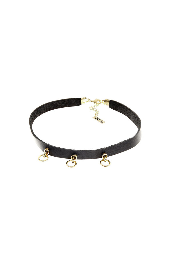 Luv Aj Rococo Hoop Choker in Antique Gold Luv Aj Rococo Hoop Choker in Antique Gold