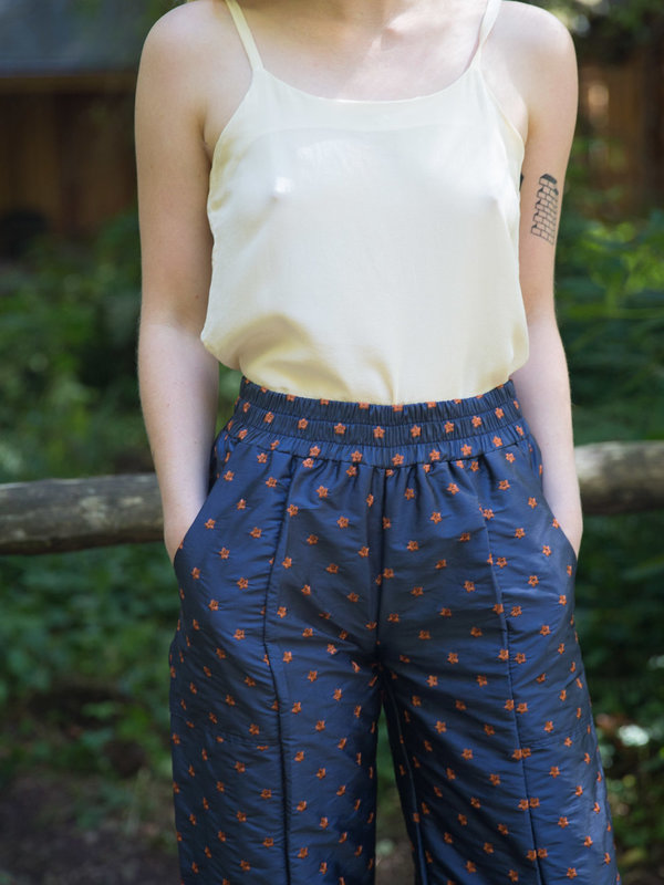 Nikki Chasin Patch Elastic Waist Pant Nikki Chasin Patch Elastic Waist Pant