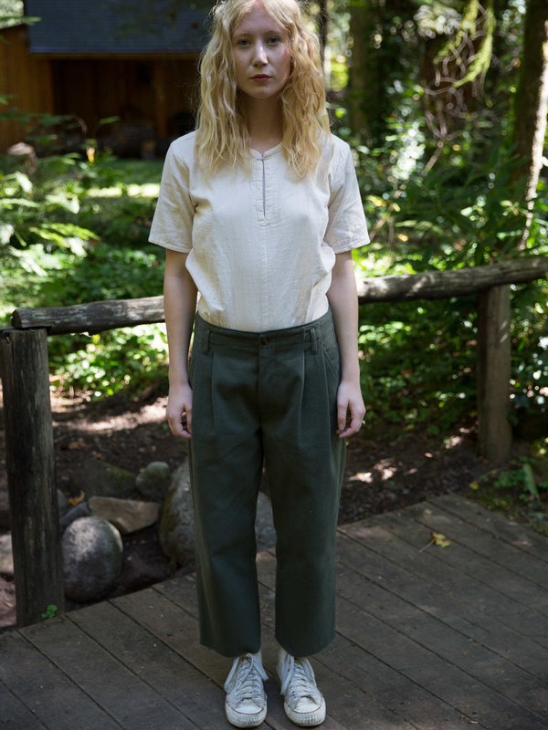 Nikki Chasin Dario Raw Edge Crop Pant Nikki Chasin Dario Raw Edge Crop Pant