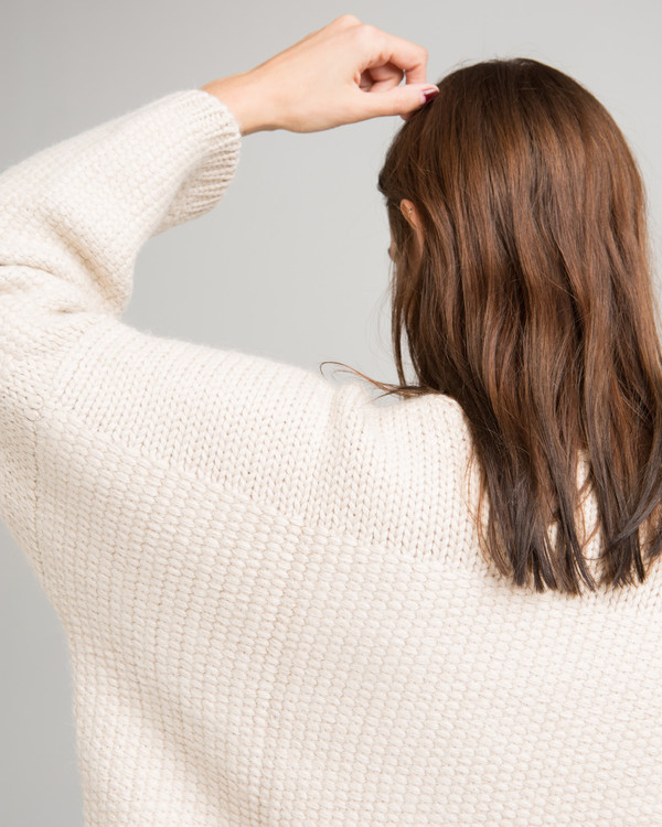 Micaela Greg Woven Stitch Alpaca Sweater Micaela Greg Woven Stitch Alpaca Sweater