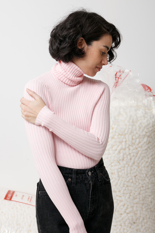 Giu Giu Nonna Turtleneck - bambina pink Giu Giu Nonna Turtleneck - bambina pink