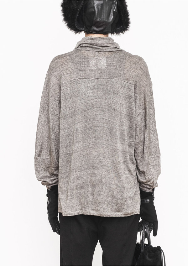Berenik TURTLENECK KNIT BLACK WITH SHINY PARTS Berenik TURTLENECK KNIT BLACK WITH SHINY PARTS