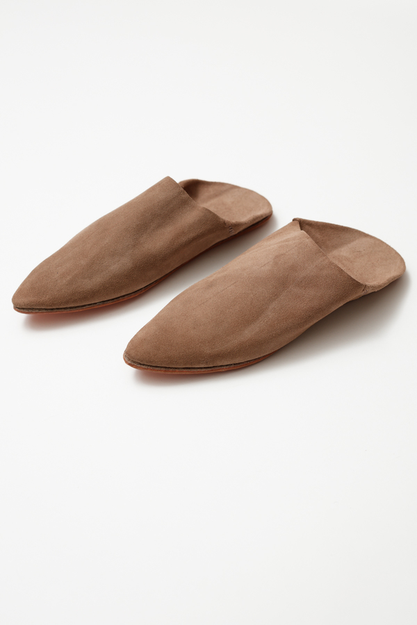Bronze Age Massa Suede Babouche - taupe Bronze Age Massa Suede Babouche - taupe