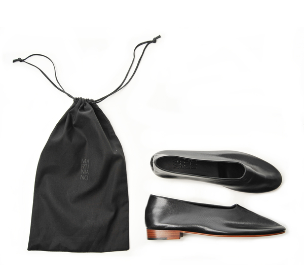 Martiniano Black Kid Glove Shoe Martiniano Black Kid Glove Shoe