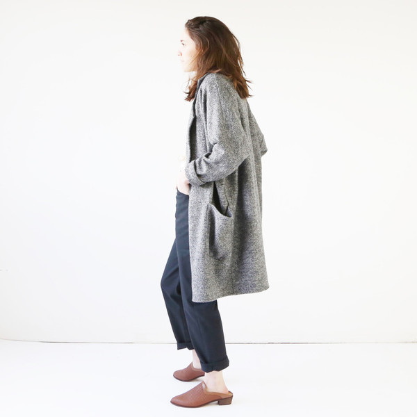 Hackwith Design House Sweater Jacket, Dark Gray Hackwith Design House Sweater Jacket, Dark Gray