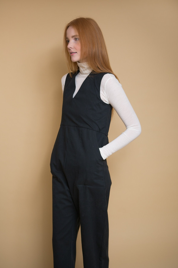 Micaela Greg Utility Jumpsuit / Black Micaela Greg Utility Jumpsuit / Black