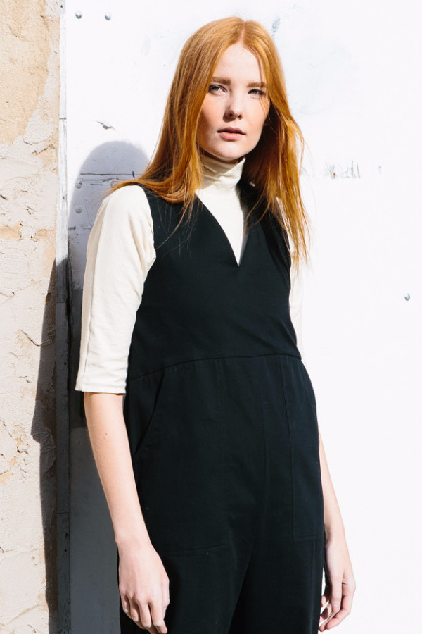 Micaela Greg Utility Jumpsuit / Black Micaela Greg Utility Jumpsuit / Black
