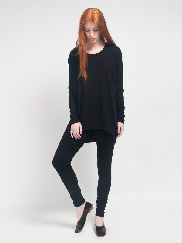 Kowtow Drape Back Top Black Kowtow Drape Back Top Black