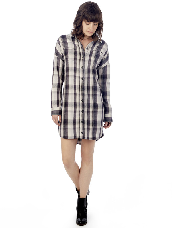 Alternative Apparel Timberwood Shirt Dress Alternative Apparel Timberwood Shirt Dress