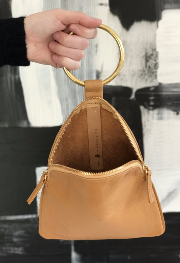 Otaat/Myers Collective Large Ring Pouch in Camel Otaat/Myers Collective Large Ring Pouch in Camel