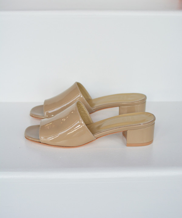 Maryam Nassir Zadeh Camel Patent Sophie Slide Maryam Nassir Zadeh Camel Patent Sophie Slide