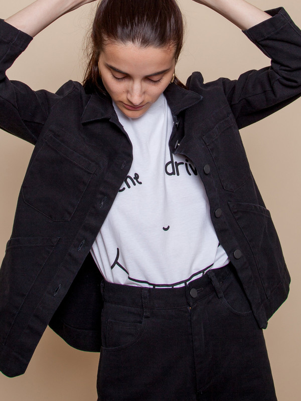 Carleen Triangle Pocket Jacket - Black Carleen Triangle Pocket Jacket - Black