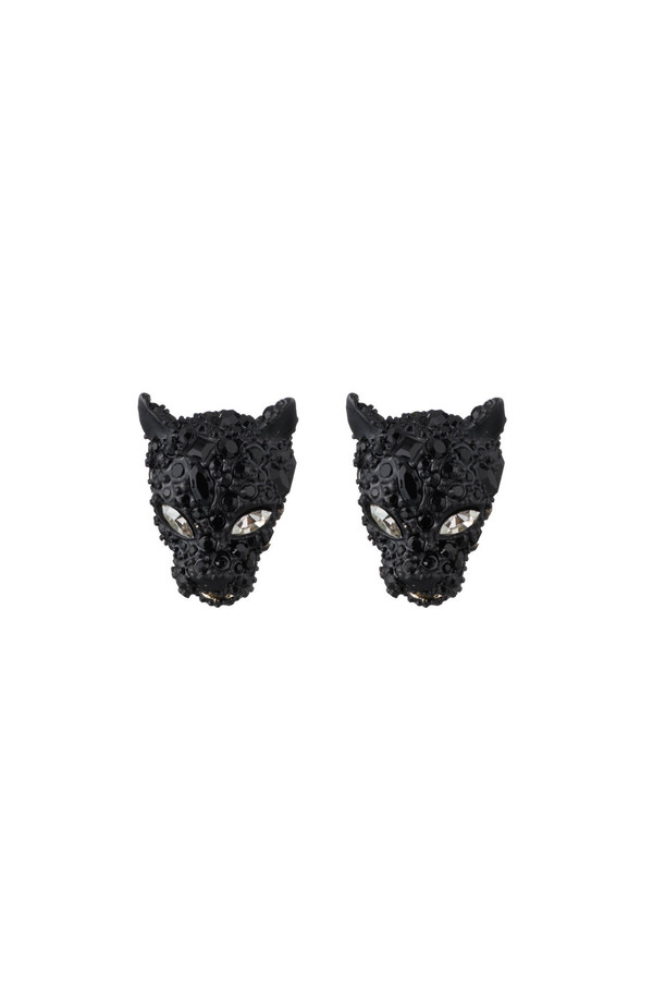 Alexis Bittar Crystal Encrusted Panther Post Earrings Alexis Bittar Crystal Encrusted Panther Post Earrings
