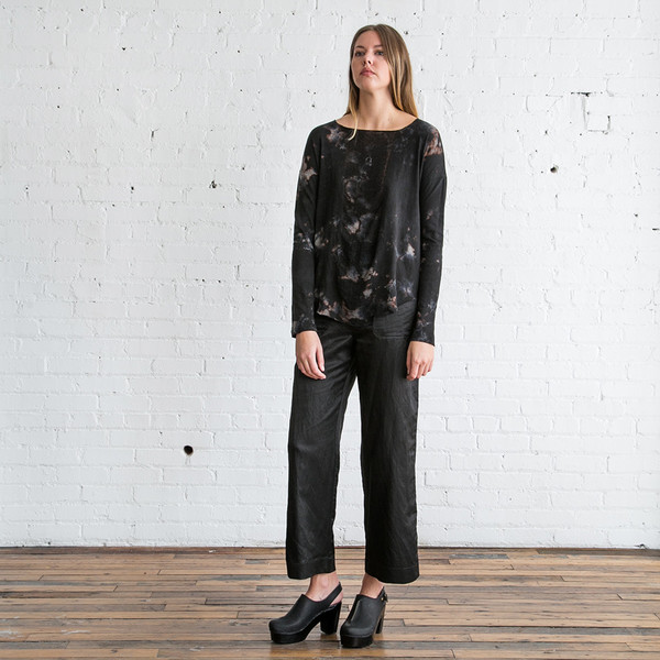 Raquel Allegra L/S Basic Tee Black TD Raquel Allegra L/S Basic Tee Black TD