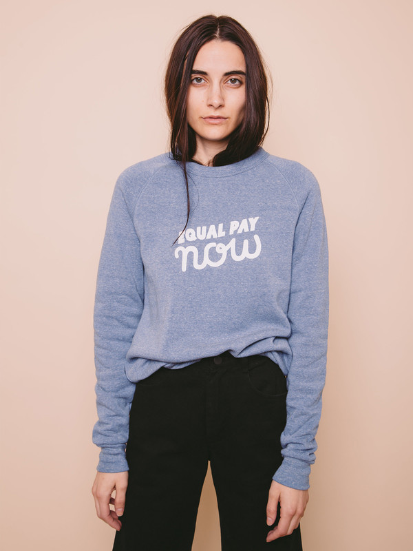 Rachel Antonoff Equal Pay Now Sweatshirt Rachel Antonoff Equal Pay Now Sweatshirt