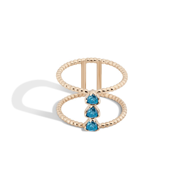 Shahla Karimi 14K Gold Birthstone Ring No. 4 Shahla Karimi 14K Gold Birthstone Ring No. 4