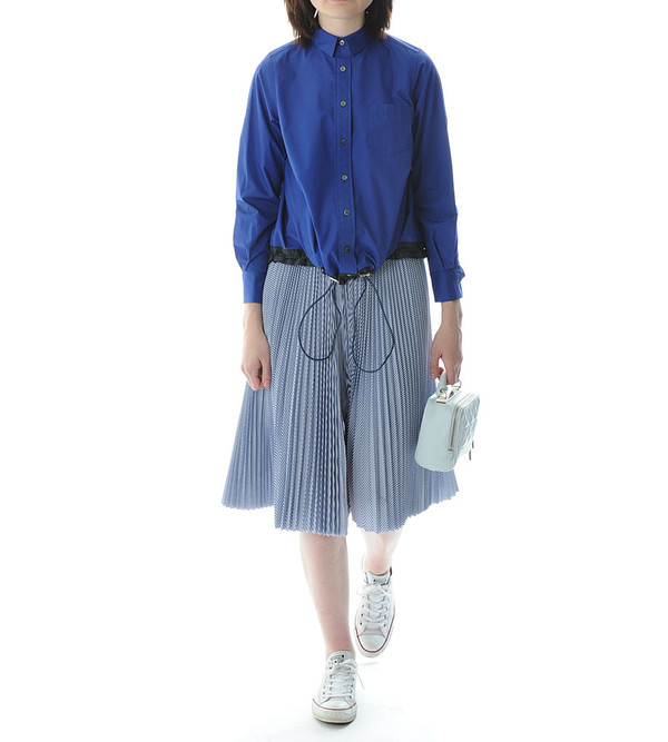 Sacai Luck Blue Blouse Drawstring Sacai Luck Blue Blouse Drawstring