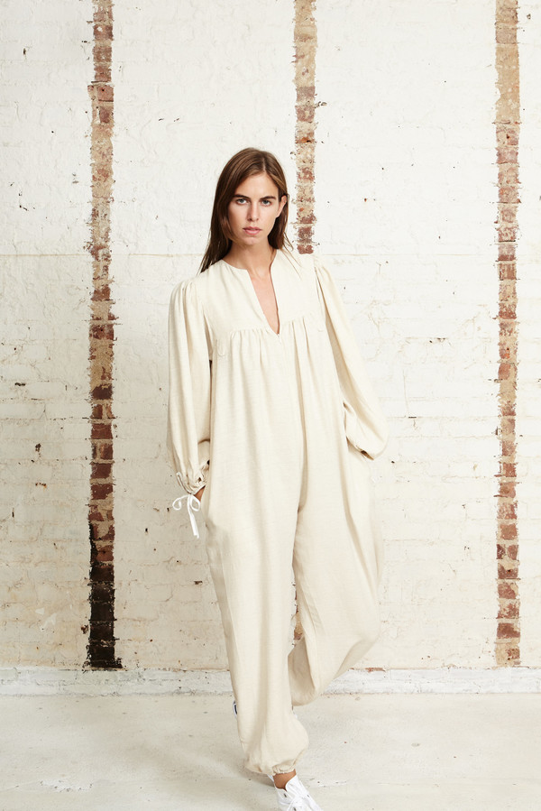 Off Season NYC Saros Jumpsuit Ecru Off Season NYC Saros Jumpsuit Ecru