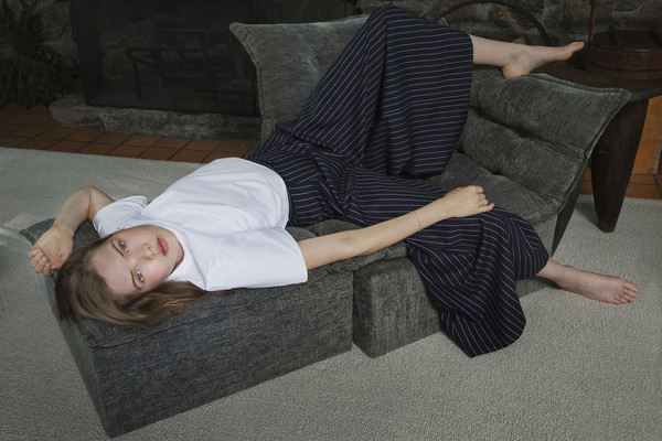 UNIFORME Zuch Woven Crop Tee UNIFORME Zuch Woven Crop Tee