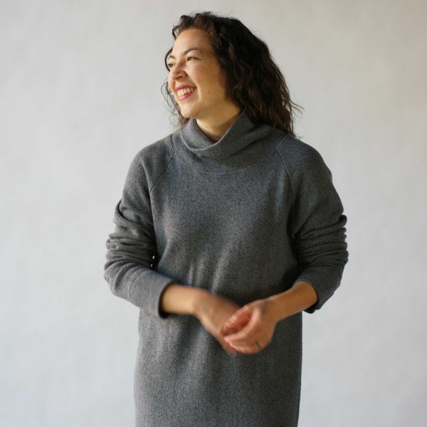 Curator Tempest Sweater Dress in Grey Curator Tempest Sweater Dress in Grey