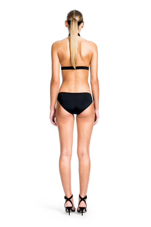 Beth Richards Gloria Top - Black PLUNGE FRONT TOP WITH CHOKER NECK CLOSURE Beth Richards Gloria Top - Black PLUNGE FRONT TOP WITH CHOKER NECK CLOSURE
