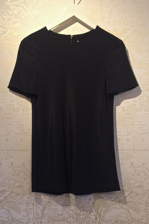 Tibi Silk 'Bias' T-Shirt Tibi Silk 'Bias' T-Shirt