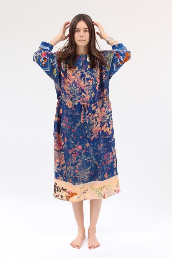 Anntian Simple Dress Print D Anntian Simple Dress Print D